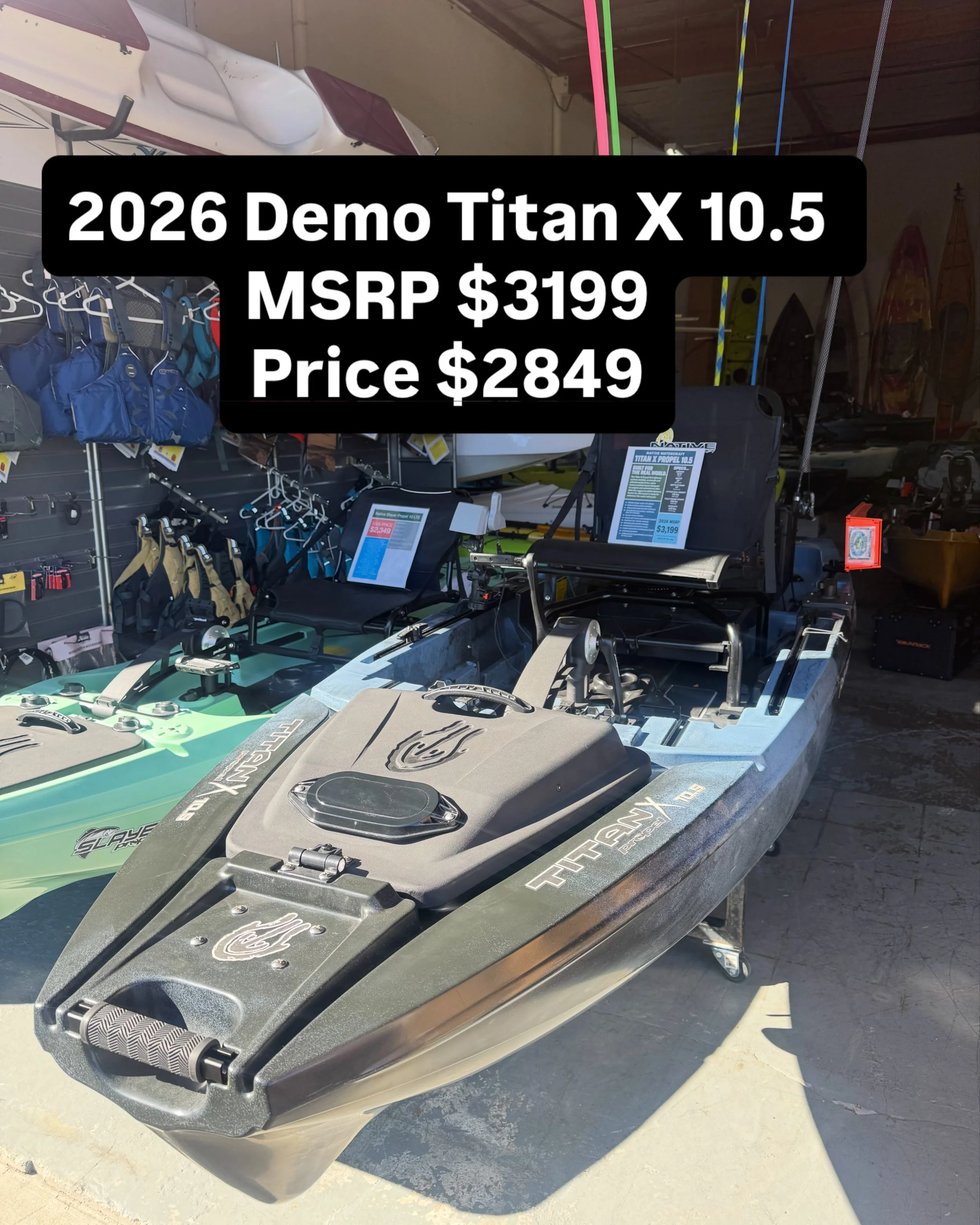 Fall kayak deals are here. 🍁 
Used kayaks, plus 2026 demos. 🚣 Come in soon, once they&rsquo;re gone, they&rsquo;re gone.
#kayaksale #norcalfishing #fishingseason  #sonomacounty #outdoordeals