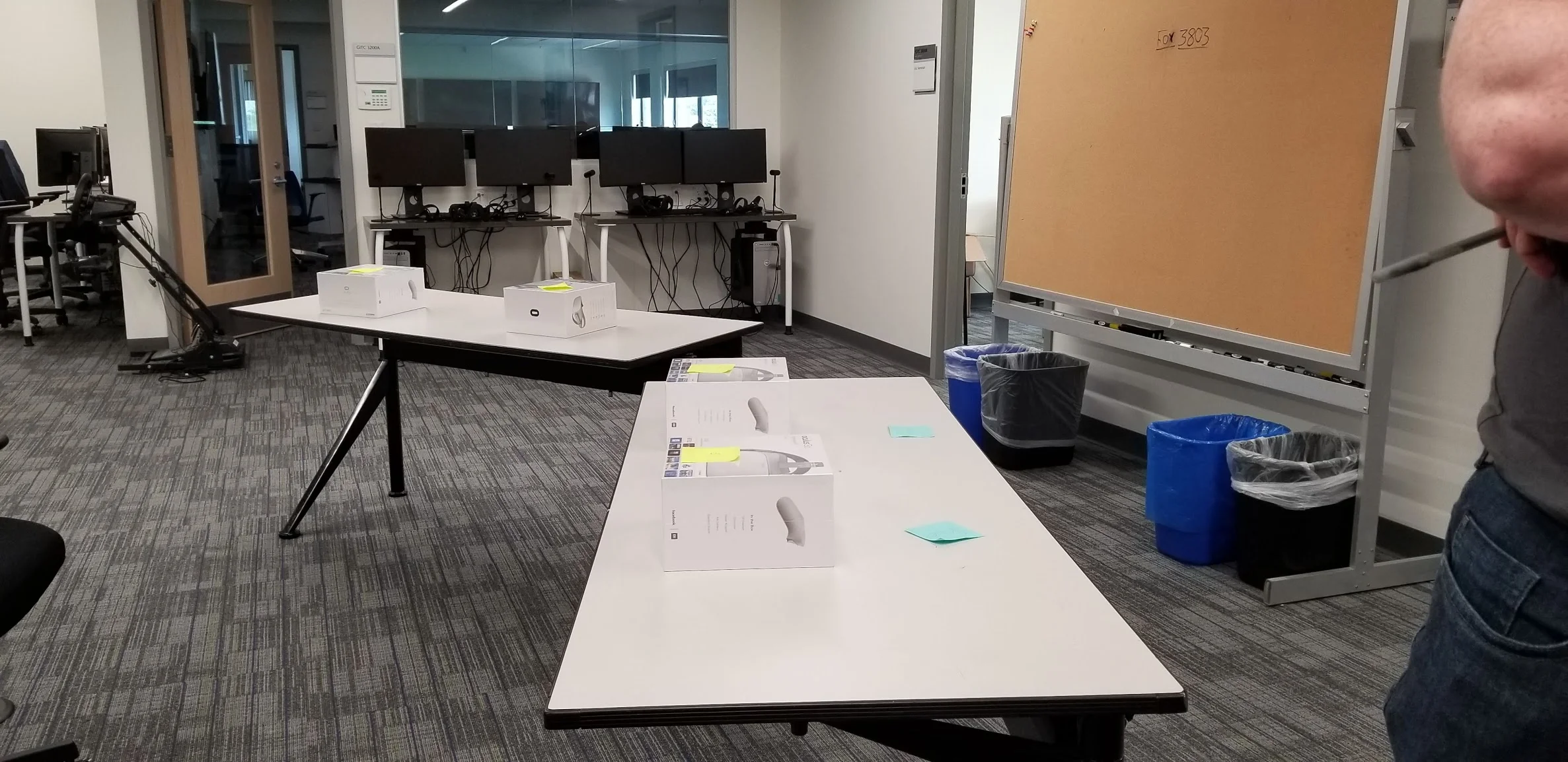 Revised physical walkthrough of a bubble sort activity