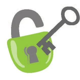 Access - key unlocking a lock, Participation - hands raised, Supports - gears working together