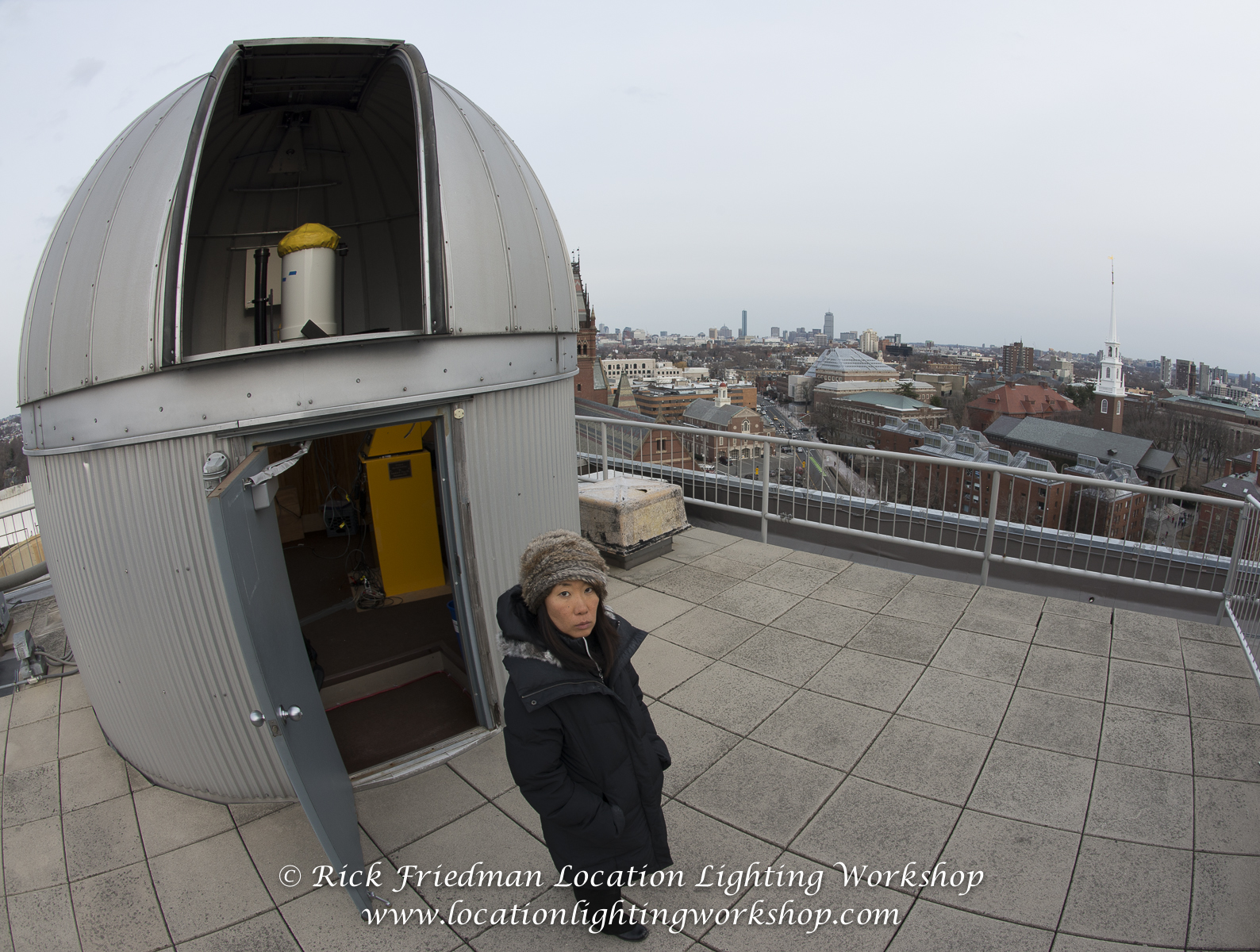 Exterior of telescope dome