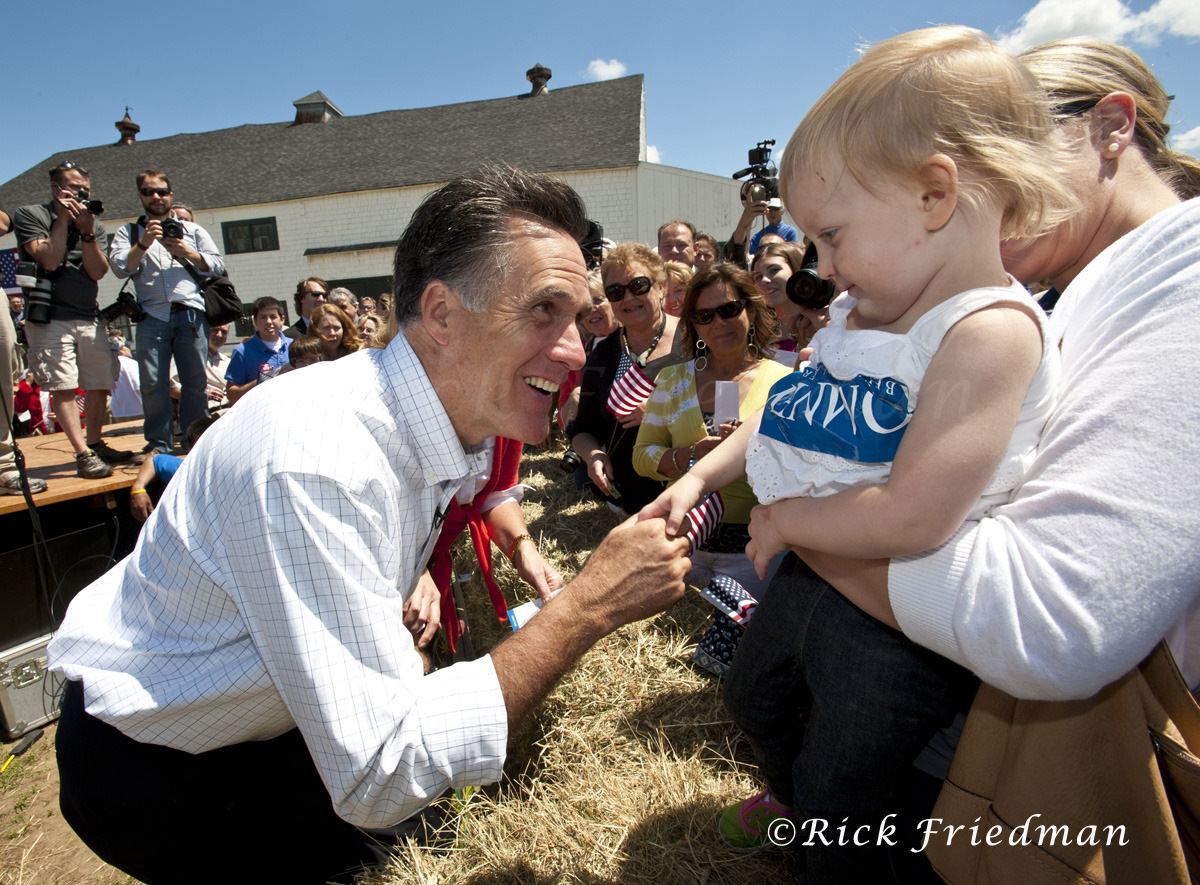 Mitt Romney in NH for Corbis