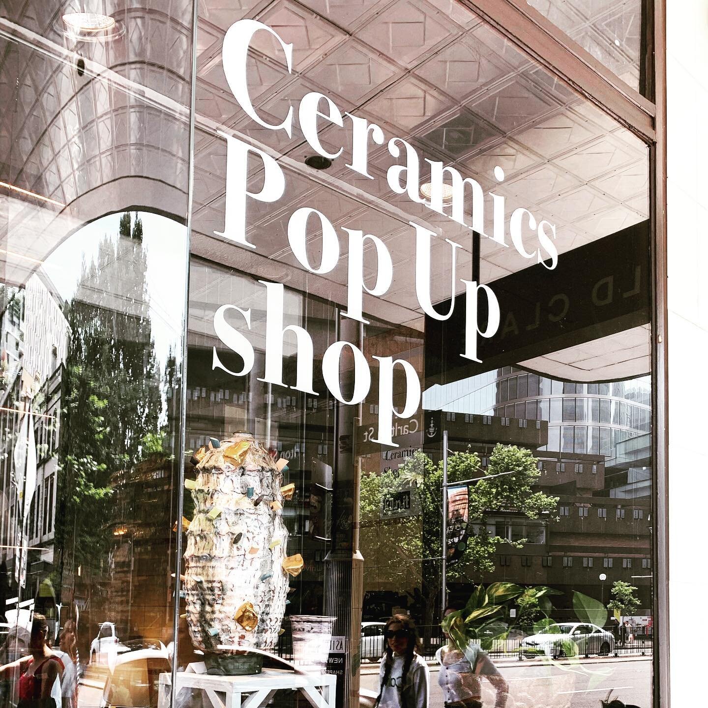 Moving out of our pop up shop in Chippendale today...thank you to @theoldclare for having us!...had the best time curating this little store representing @kil.n.it with much loved clay friends @clay.fragments  @kellybrownceramics @abhollows @vivsculp