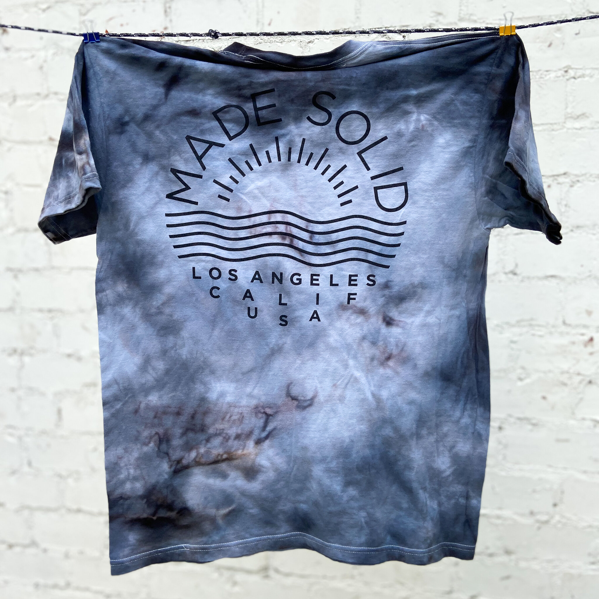 Ice Dyed  Hand Dyed Tee Shirt