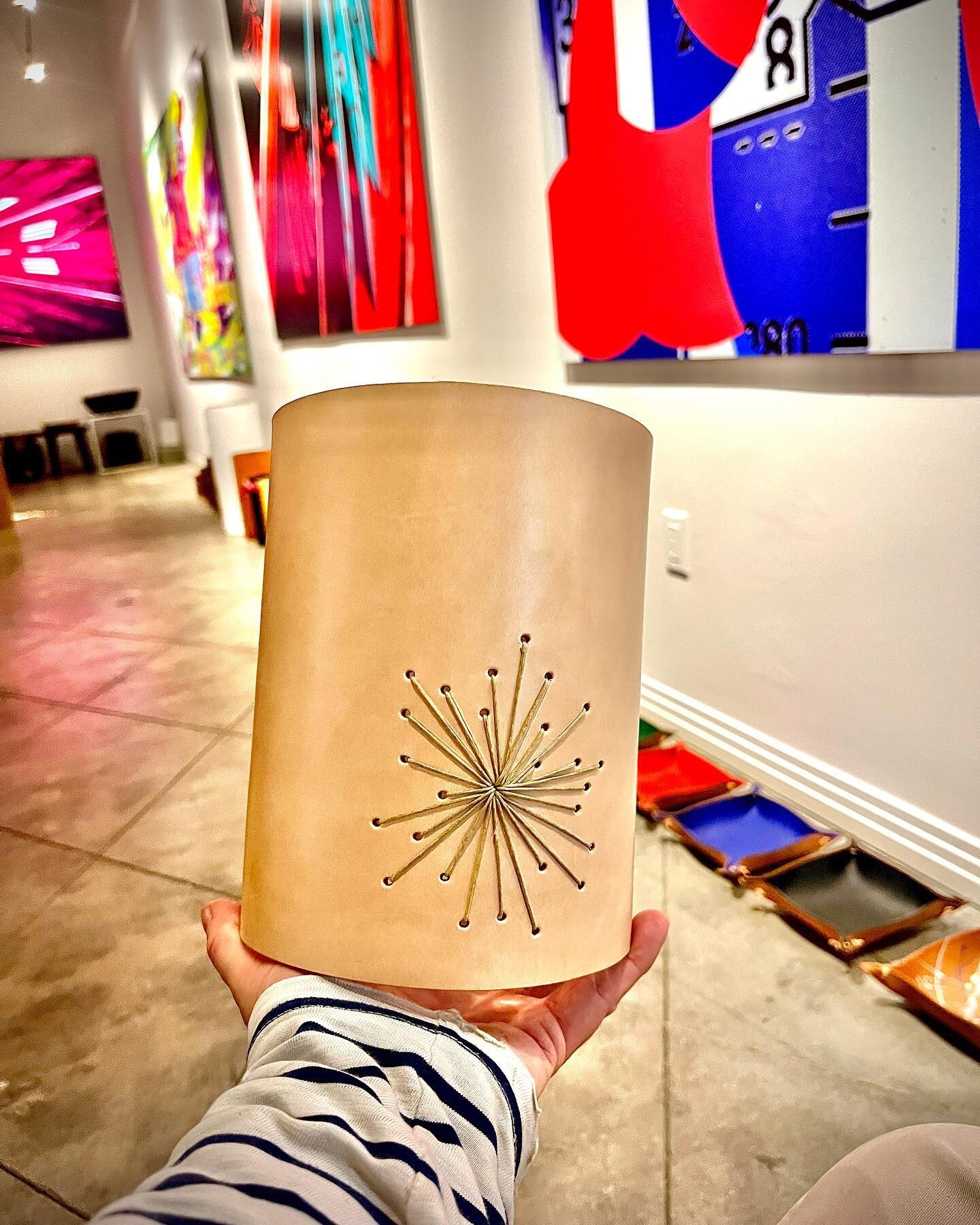 Find special one-off pieces like this Leather Wrapped Vase at our Los Angeles location - perfect for gifting the unique. 

#Handmadegifts #LeatherGoods #LeatherWrappedVase #ShopSmall #MadeInLA #MadeSolidLeather #InteriorDesign #UniqueCraftsmanship #H