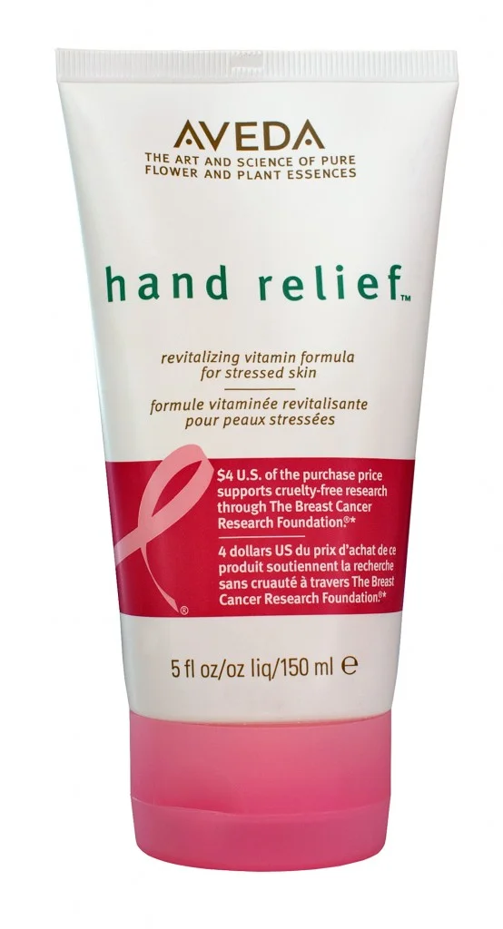 Aveda is proud to donate $4 to BCRF from the sale of each Hand Relief.