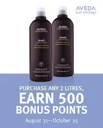 Purchase 2 Litres, Earn 500 Points