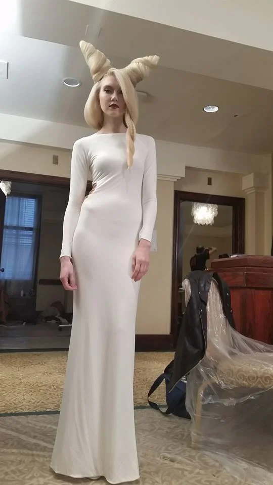 Jessica created this look with the advice and coaching from industry experts. Wow!