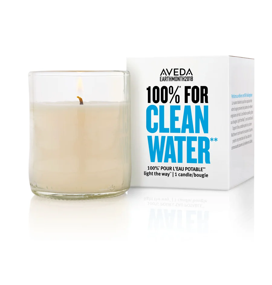 GIVE 100% with a light the way candle