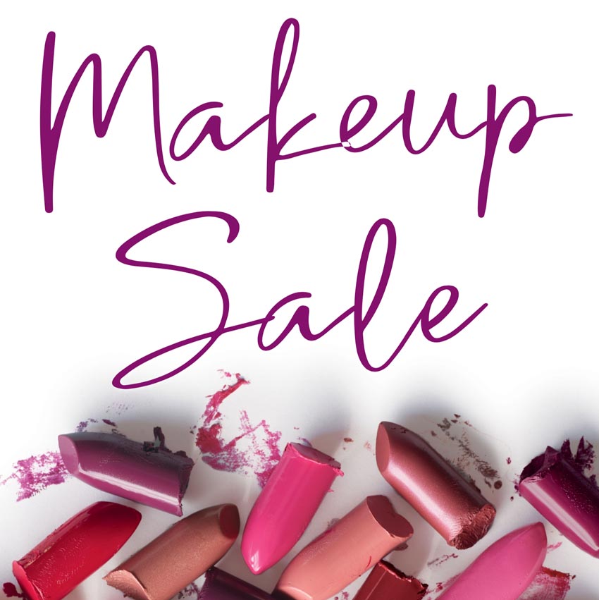 Cosmetics sale. Summer sale косметика. Beauty sale.