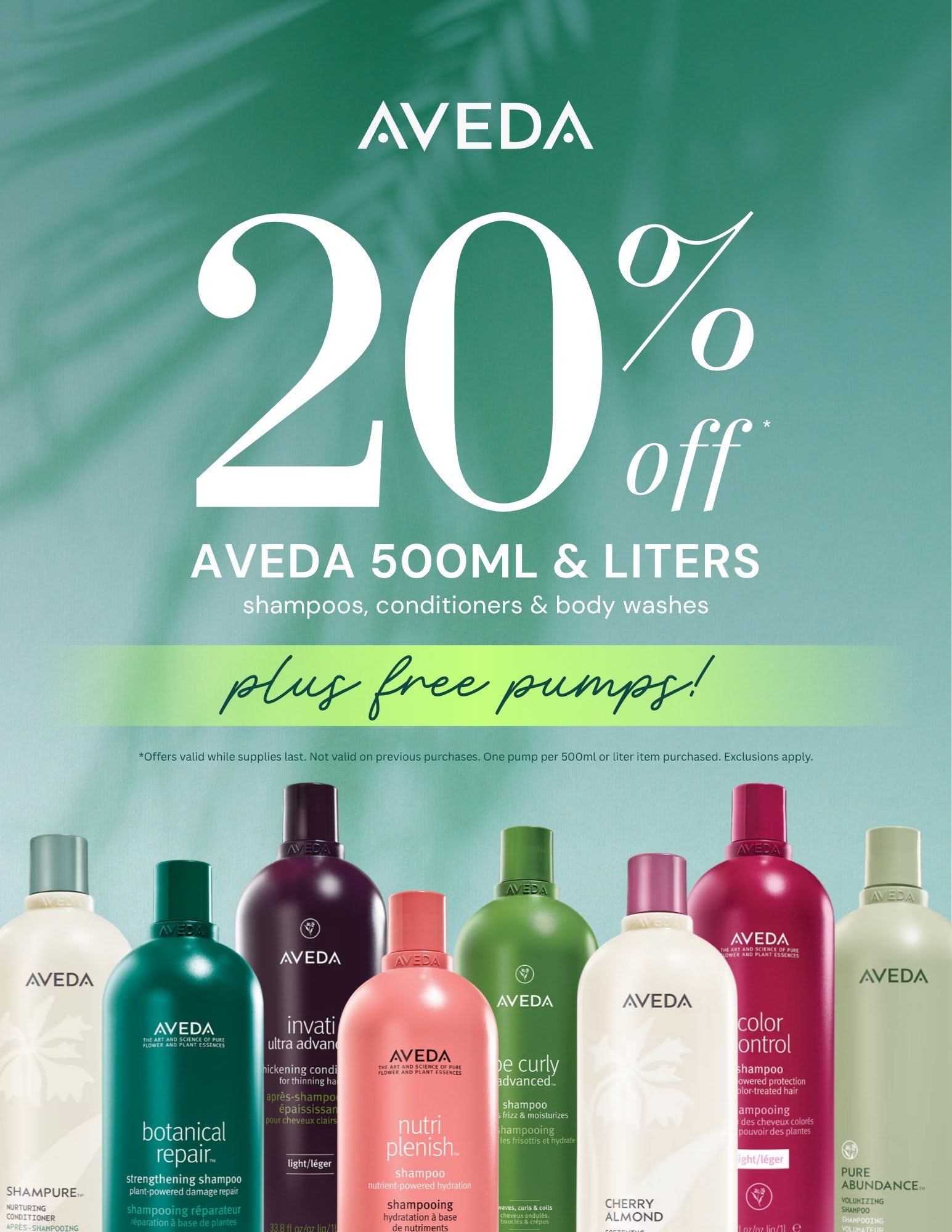 Stock Up &amp; Save: Aveda Liter Sale is Here