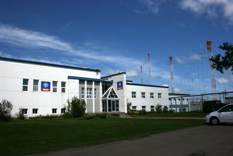 I snapped this photo of the RCI Sackville transmitter site in June 2012--several months prior to the site's closure. All of the towers seen in the background have since been demolished. 