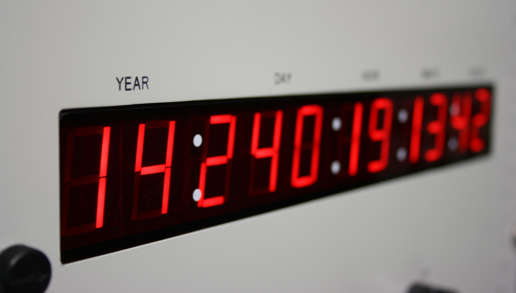 OOne of four WWV time code generators in late August, 2014