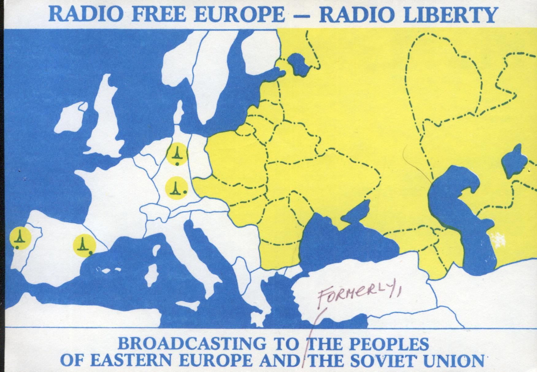 Радио свобода чей канал. Radio Liberty. Плакаты Восточной Европы. Плакат Европа будет свободной.