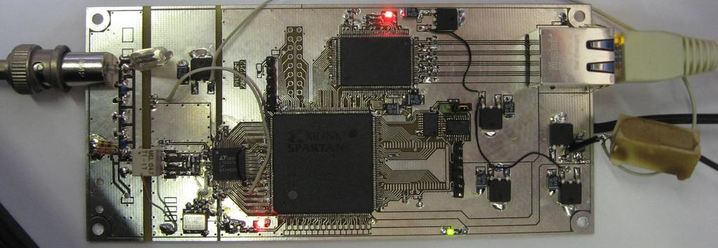Wideband online SDR receiver at the University of Twente, Enschede, The Netherlands