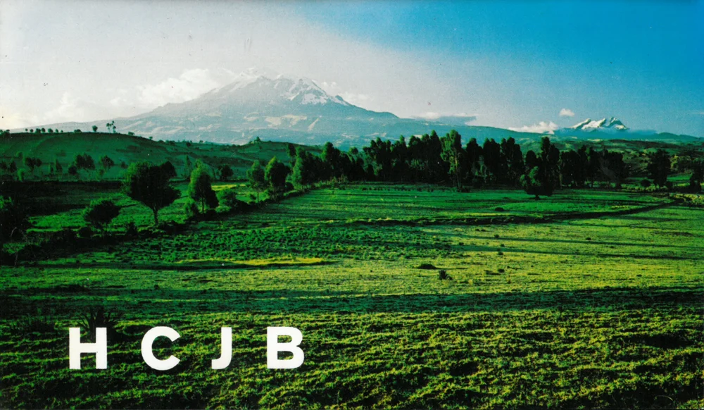QSL card from HCJB
