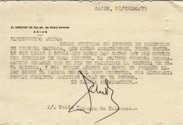 1975 Radio Sahara QSL.jpg