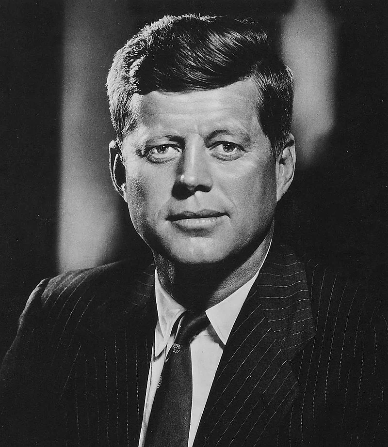 US President, John F. Kennedy (May 29, 1917 – November 22, 1963)