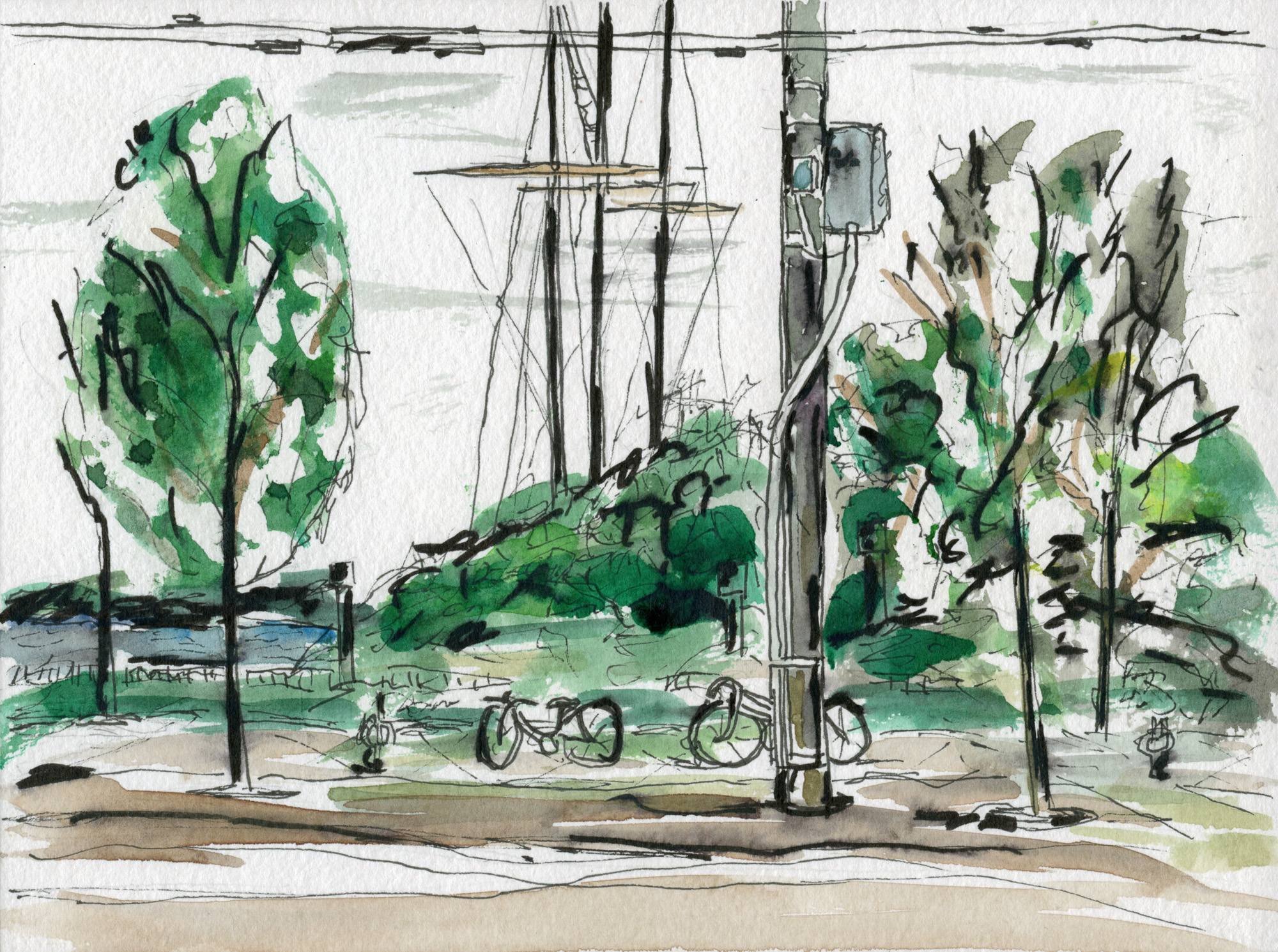 View from Starbucks on Queens Quay