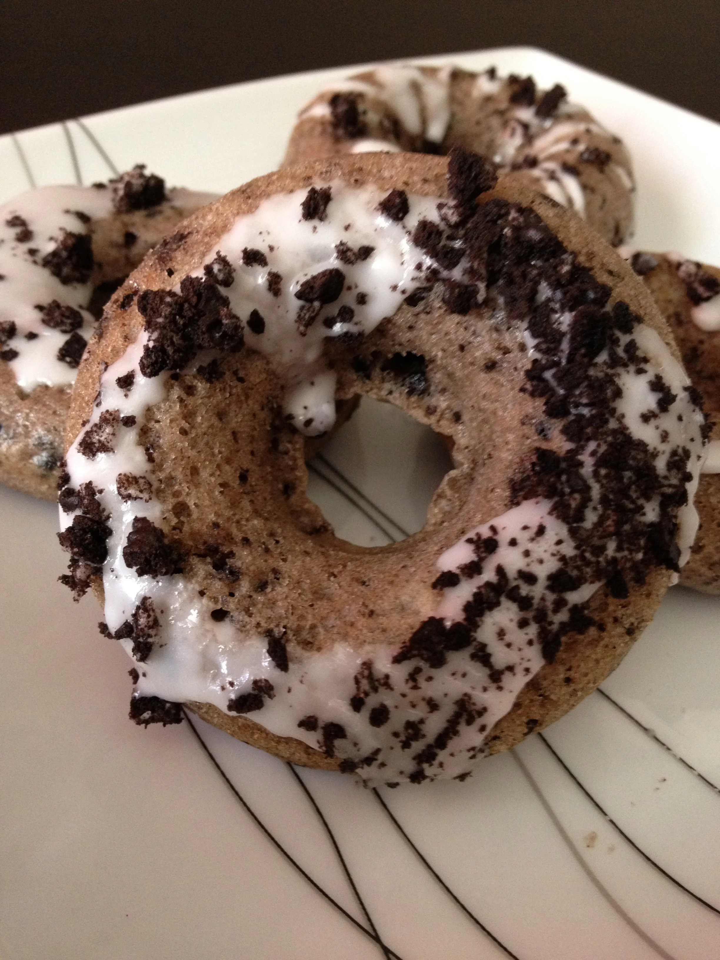 Baked Oreo donut