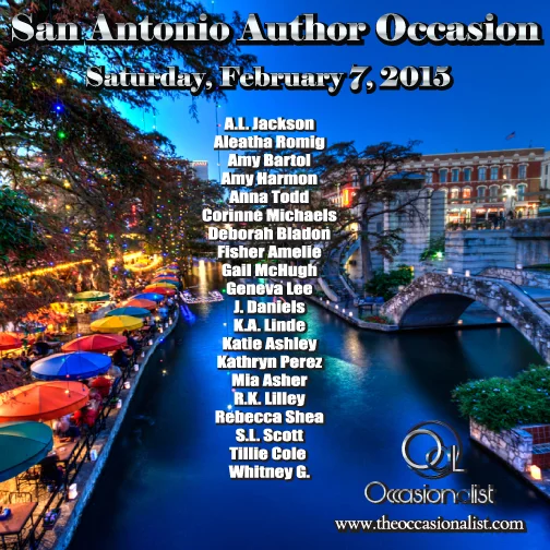Signing In San Antonio Saturday, February 7th, 2015!!!