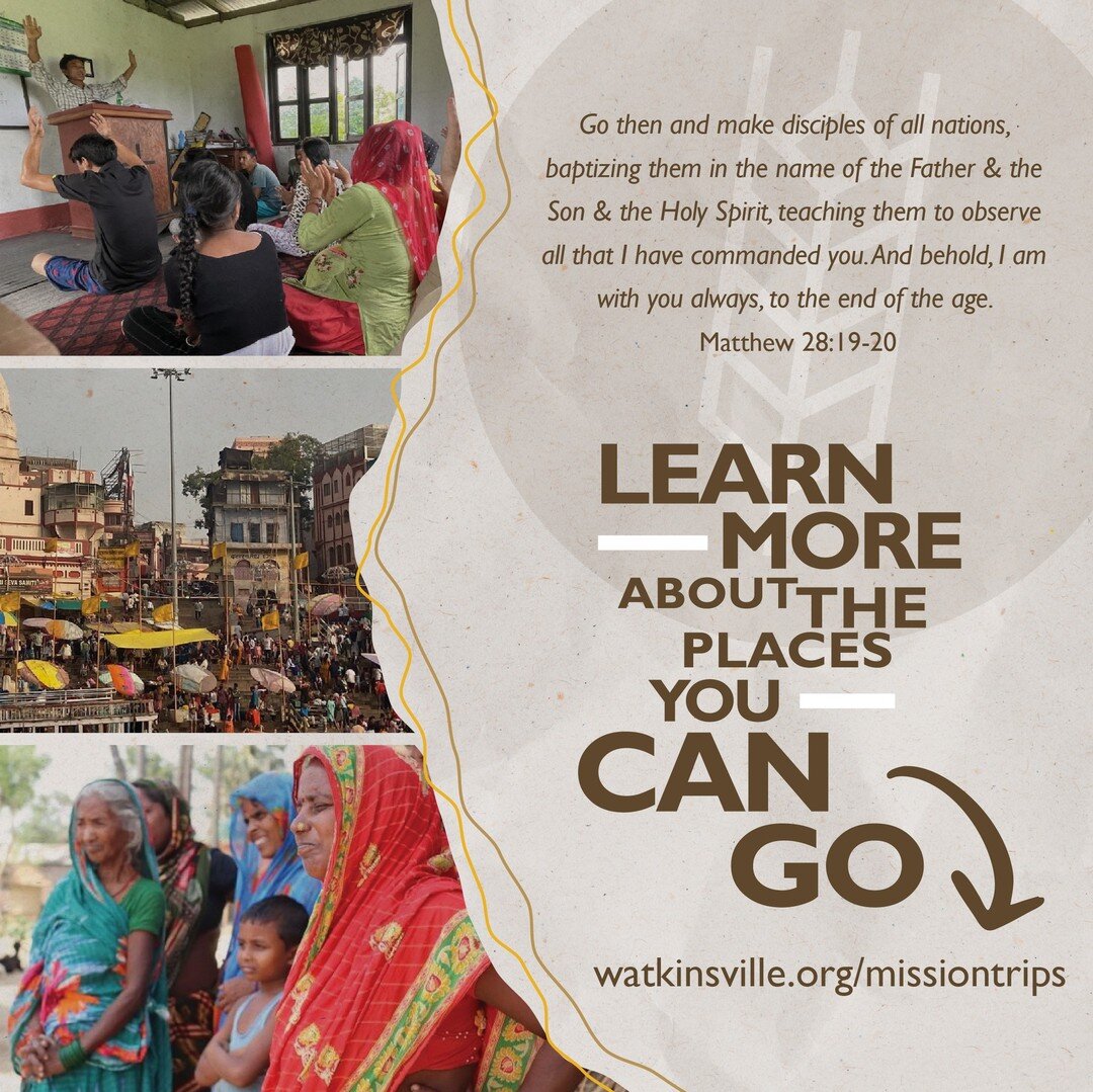 This week was Missions Promo Sunday! 
As a church, we believe every Christian has been called to share the Gospel in the Great Commission - Jesus said &quot;GO and make disciples of ALL nations&quot; (Matthew 28:18). Whether that's sharing the gospel