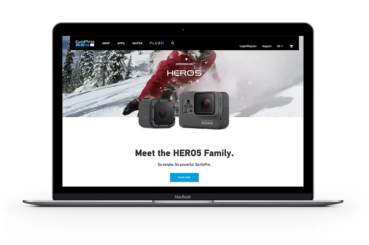 GoPro Website Redesign