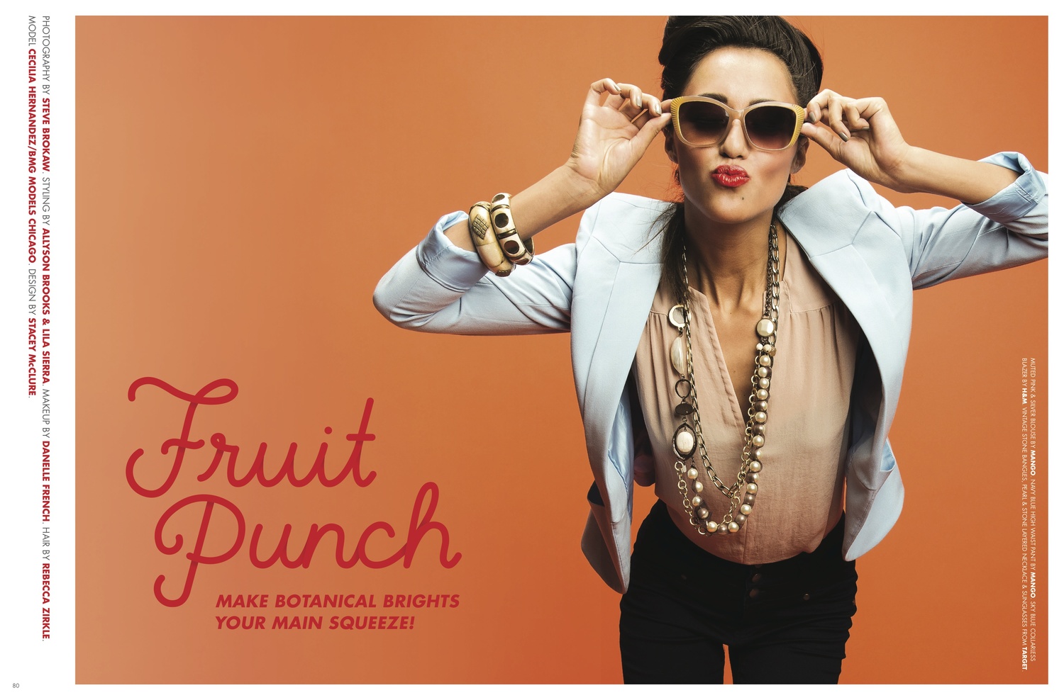 A published work I did with Danelle - model Cecilia Hernandez of BMG Models Chicago
