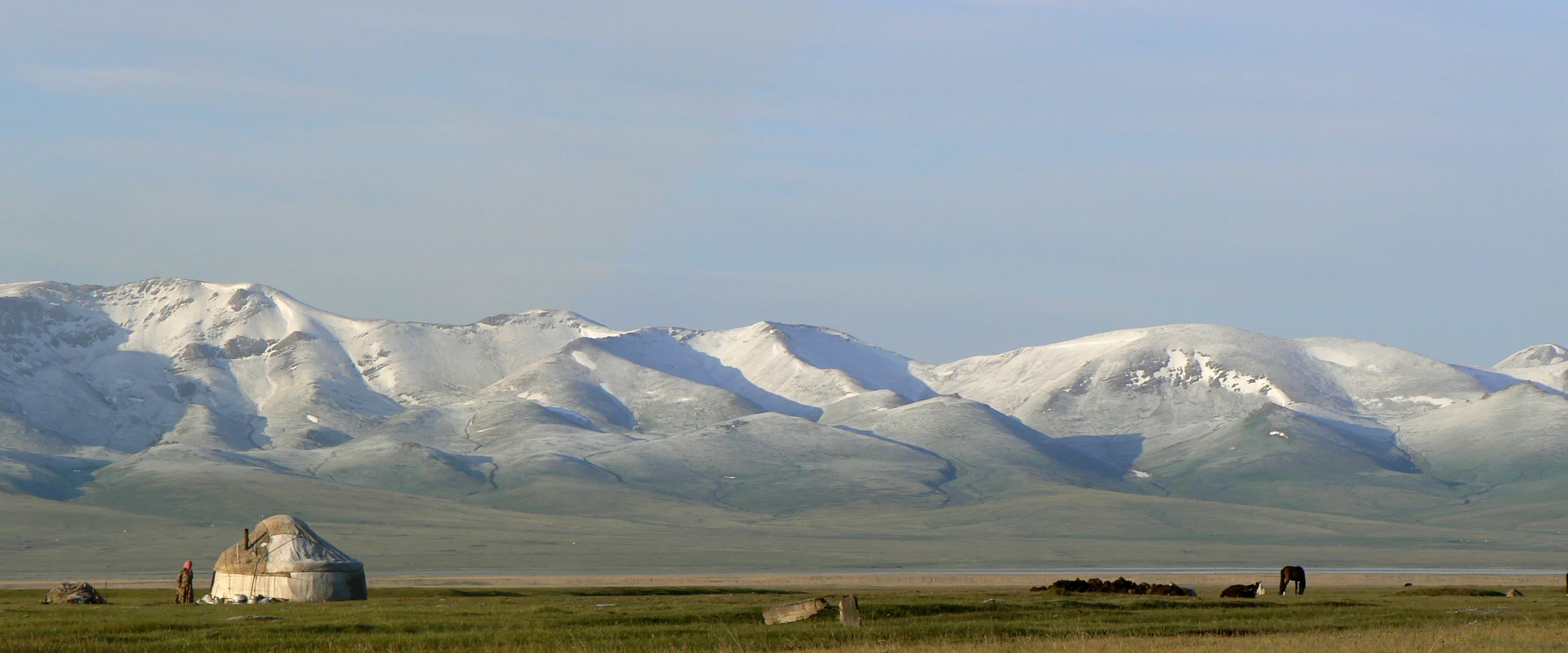 Yurt at Song Kol, Kyrgyzstan