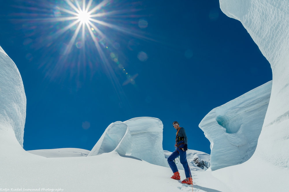 Canyon Lands on Tasman Glacier