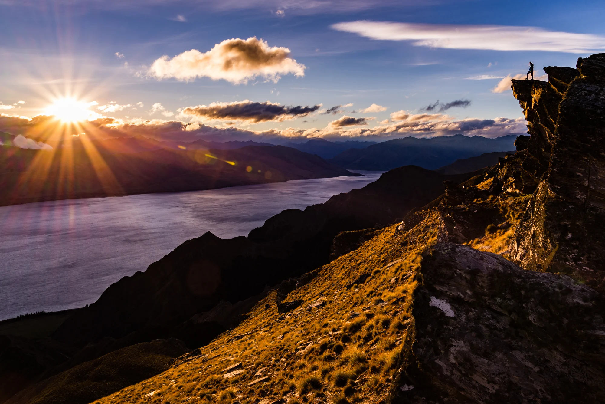 Overlooking Lake Hawea