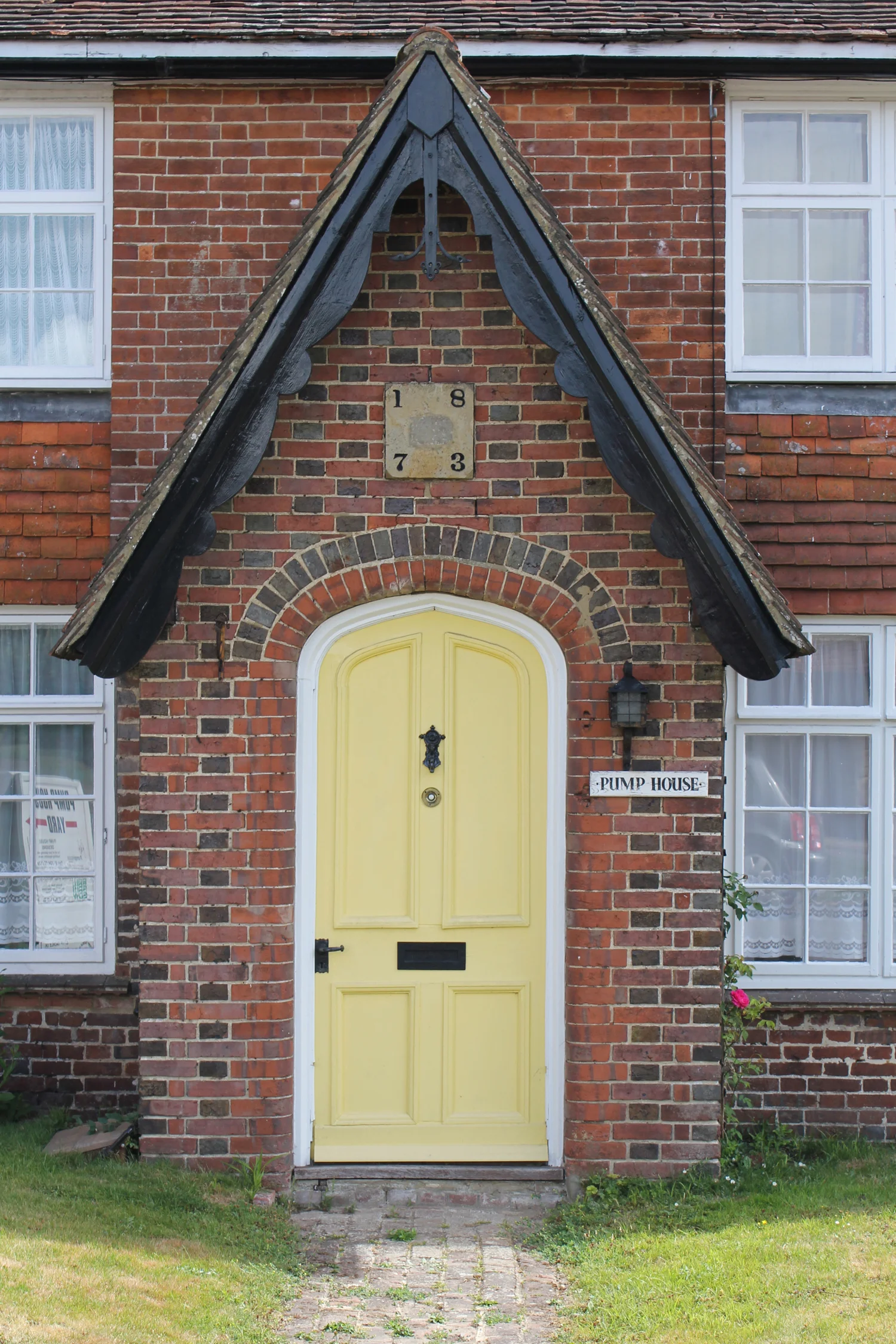 Front entrance door - Pump house 