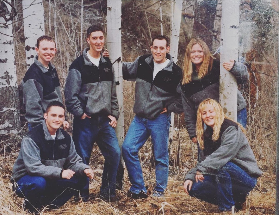Left to right: Vice President Jesse Taylor, President Morgan Irwin, Reporter Dan Tedor, Treasurer Justin Leighton, Secretary Becky Wallace, Sentinel Tawna Bailey