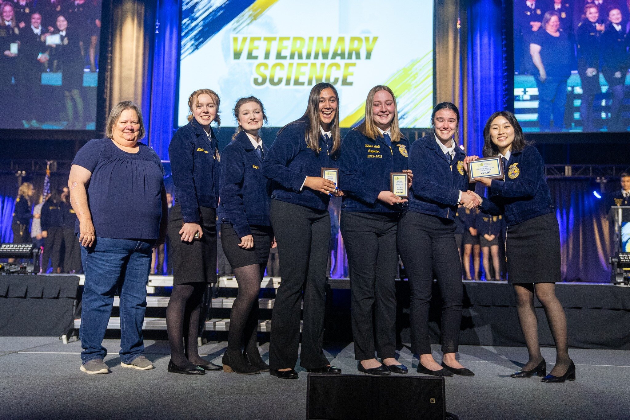 🏆 WINNER UPDATE 🏆

Congratulations to our State Champion Veterinary Science CDE team, Stanwood! 🥼🐈

Team Results:
&raquo; 2nd :: Lynden-Christian
&raquo; 3rd :: Ferndale
&raquo; 4th :: Granite Falls
&raquo; 5th :: Meridian
&raquo; 6th :: Yelm
&ra