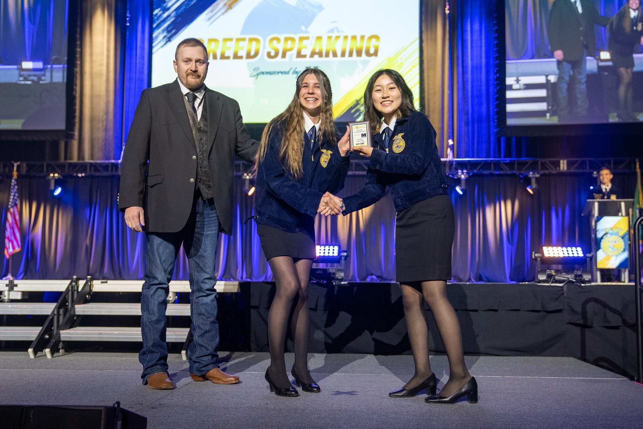 🏆 WINNER UPDATE 🏆

Congratulations to our 2023 Creed Speaking LDE winner, Skylie Voie from Chehalis! 🎤

Full Results:
&raquo; 2nd :: Izzy Huntley, Colfax
&raquo; 3rd :: Bradyn Henley, Oakesdale
&raquo; 4th :: Shelby Hargrave, Davenport
&raquo; 5th