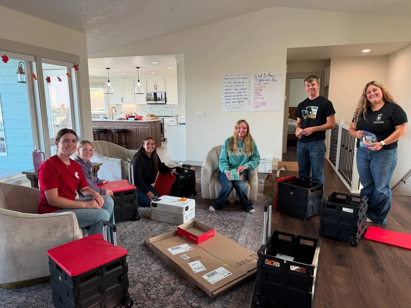 Washington FFA state officers are ready to ROCK chapter visits after Fall Workshop Planning! 🍁🎃 

The team came together the last 3 days in Richland, WA to help finalize workshops for FFA chapter visits, prep for Evergreen Leadership Tour, perfect 