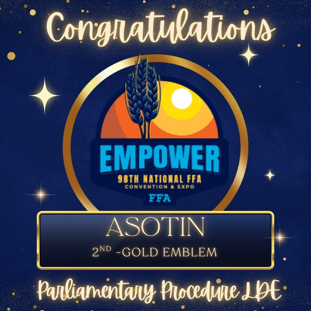 🚨LDE RESULTS🚨Congratulations to Asotin for being 2nd in the nation in the SUPER BOWL of LDEs! Washington is proud of you!