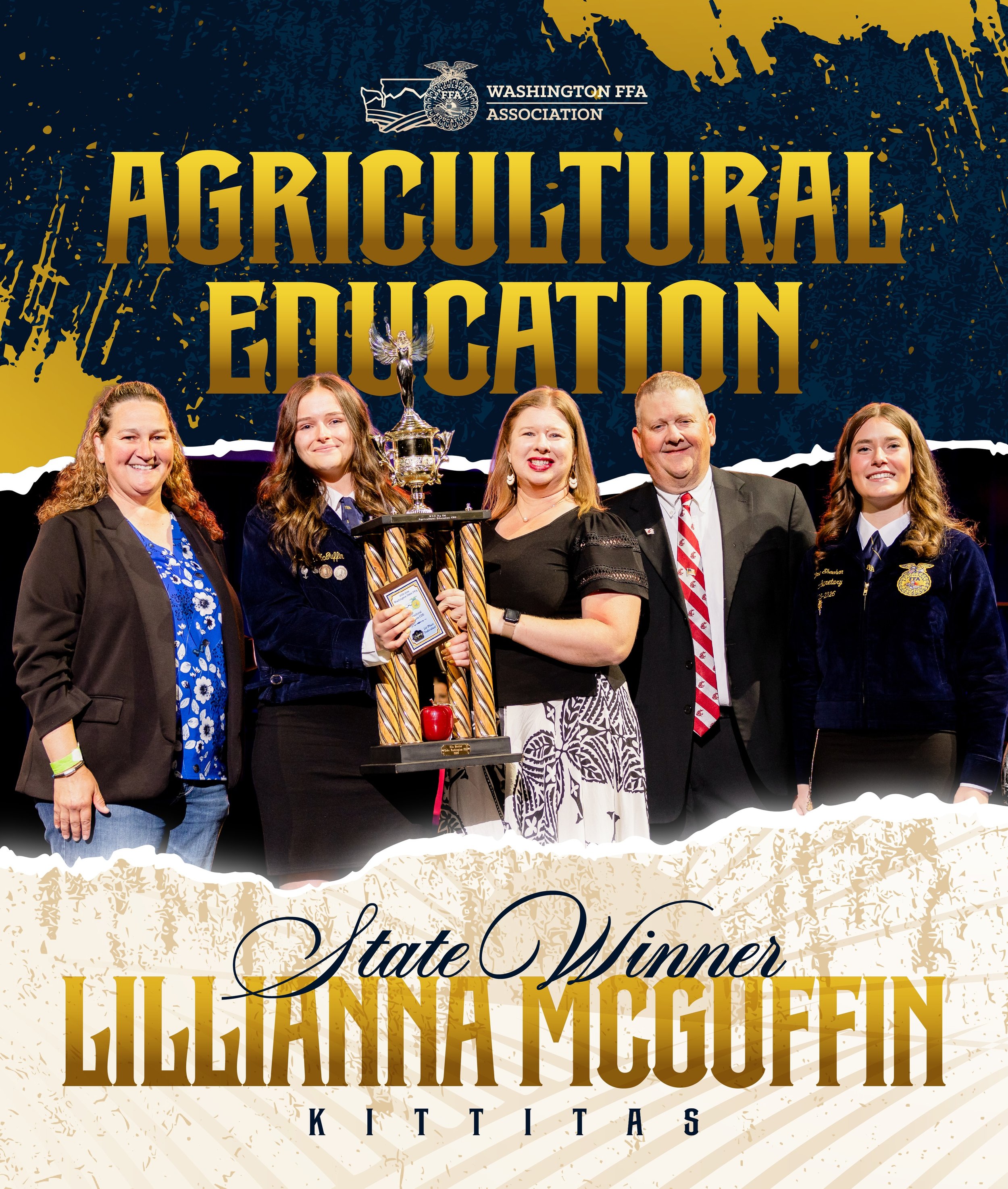 🏆 RESULTS UPDATE 🏆

Congratulations to Lillianna McGuffin of Kittitas, our state-winning individual in the Agricultural Education CDE!&nbsp;🍎

Finalists:
&raquo; 2nd :: Noelle Poole, Wenatchee
&raquo; 3rd :: Briley Snyder, Freeman
&raquo; 4th :: R