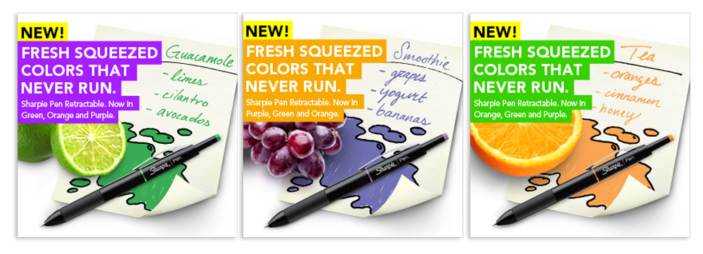 Online Advertising for Sharpie Pen