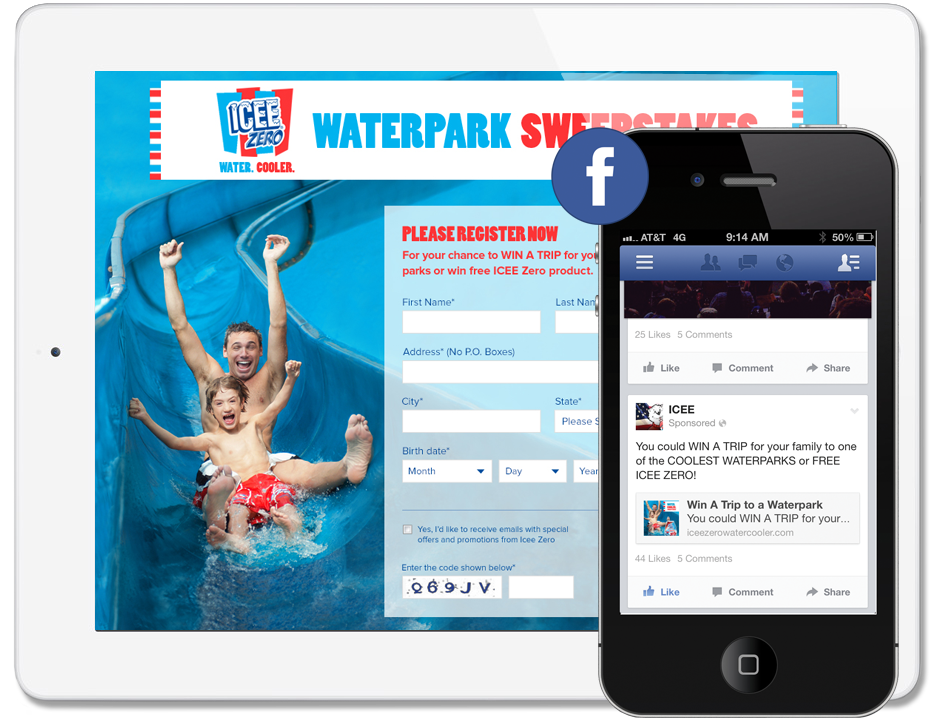 Icee Zero Water Cooler - Waterpark Sweepstakes
