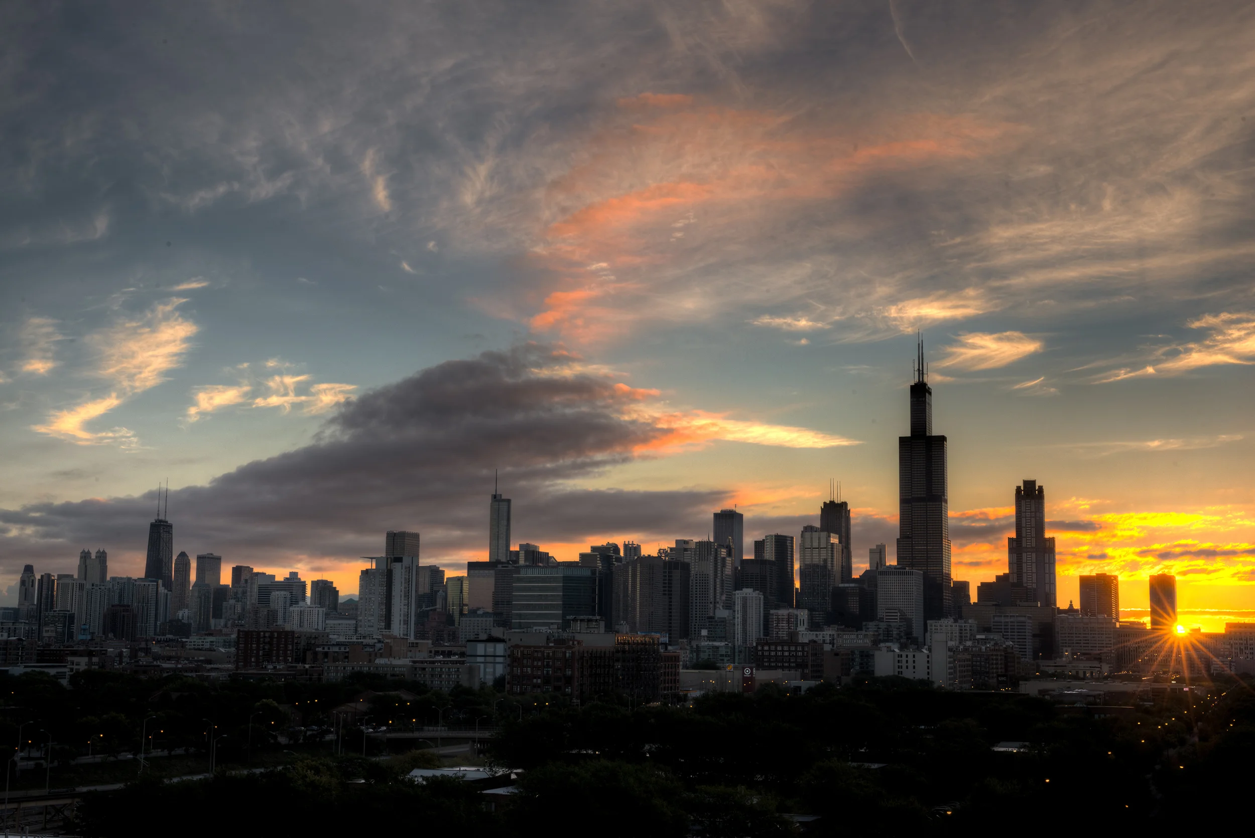 Summer Sunrise Over Chicago.jpg