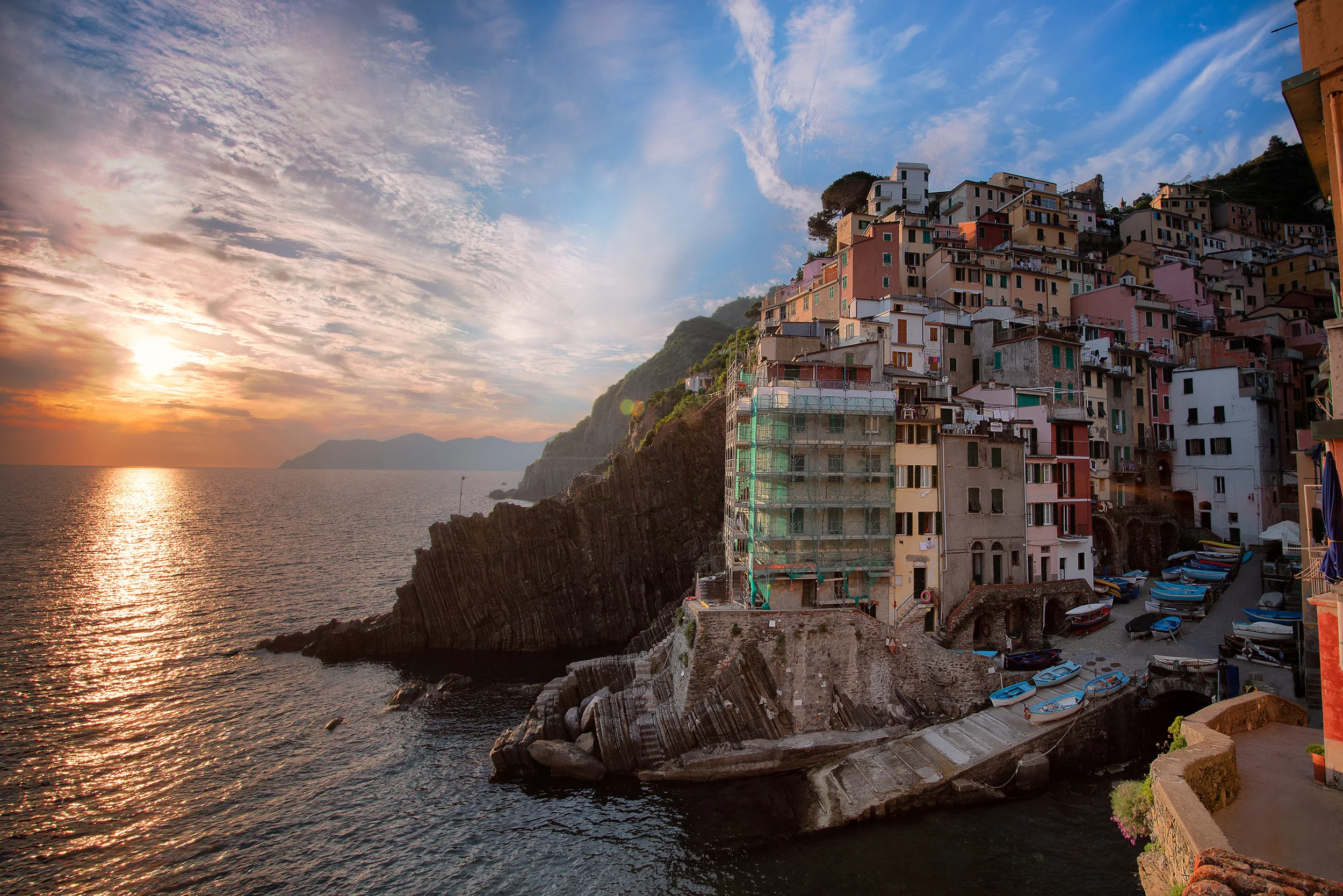 Riomaggiore at Dusk