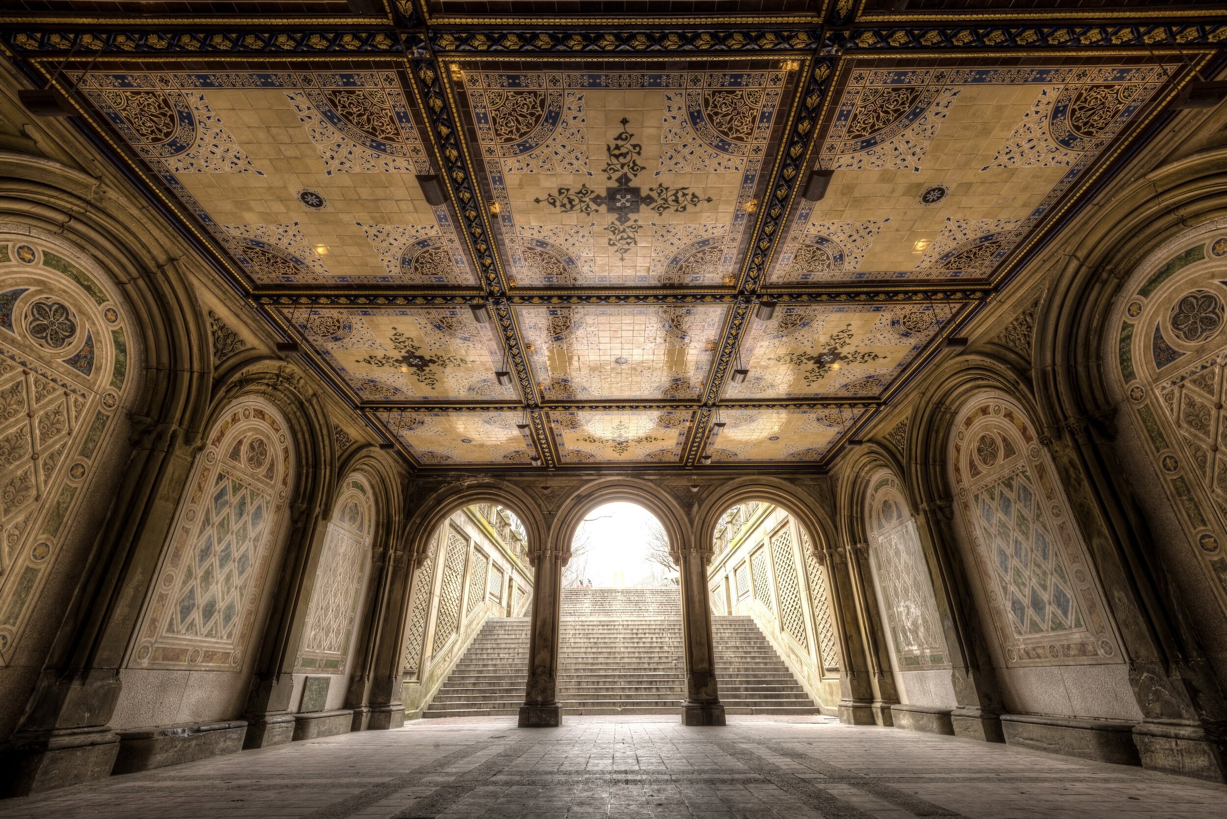 Bethesda Fountain and Terrace, Central Park, Manhattan