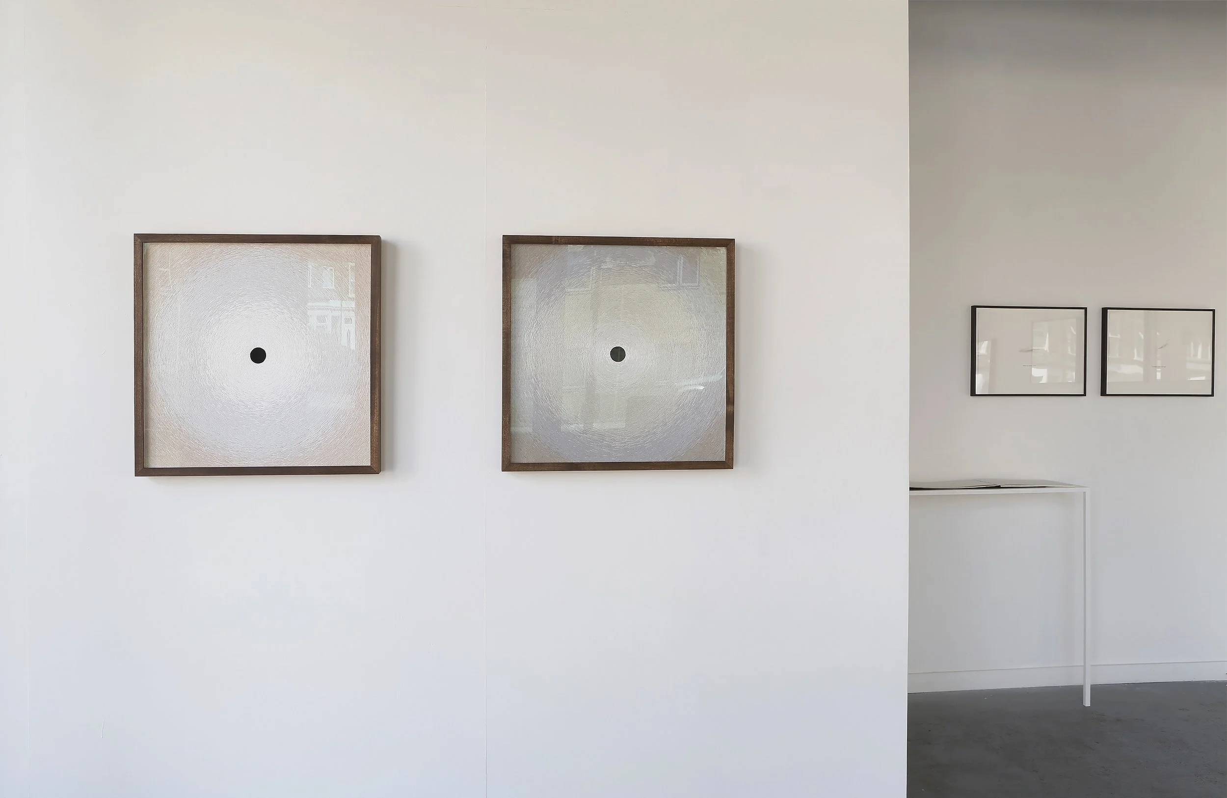 Installation view of Umbra , solo exhibition at AMP Gallery, 2018