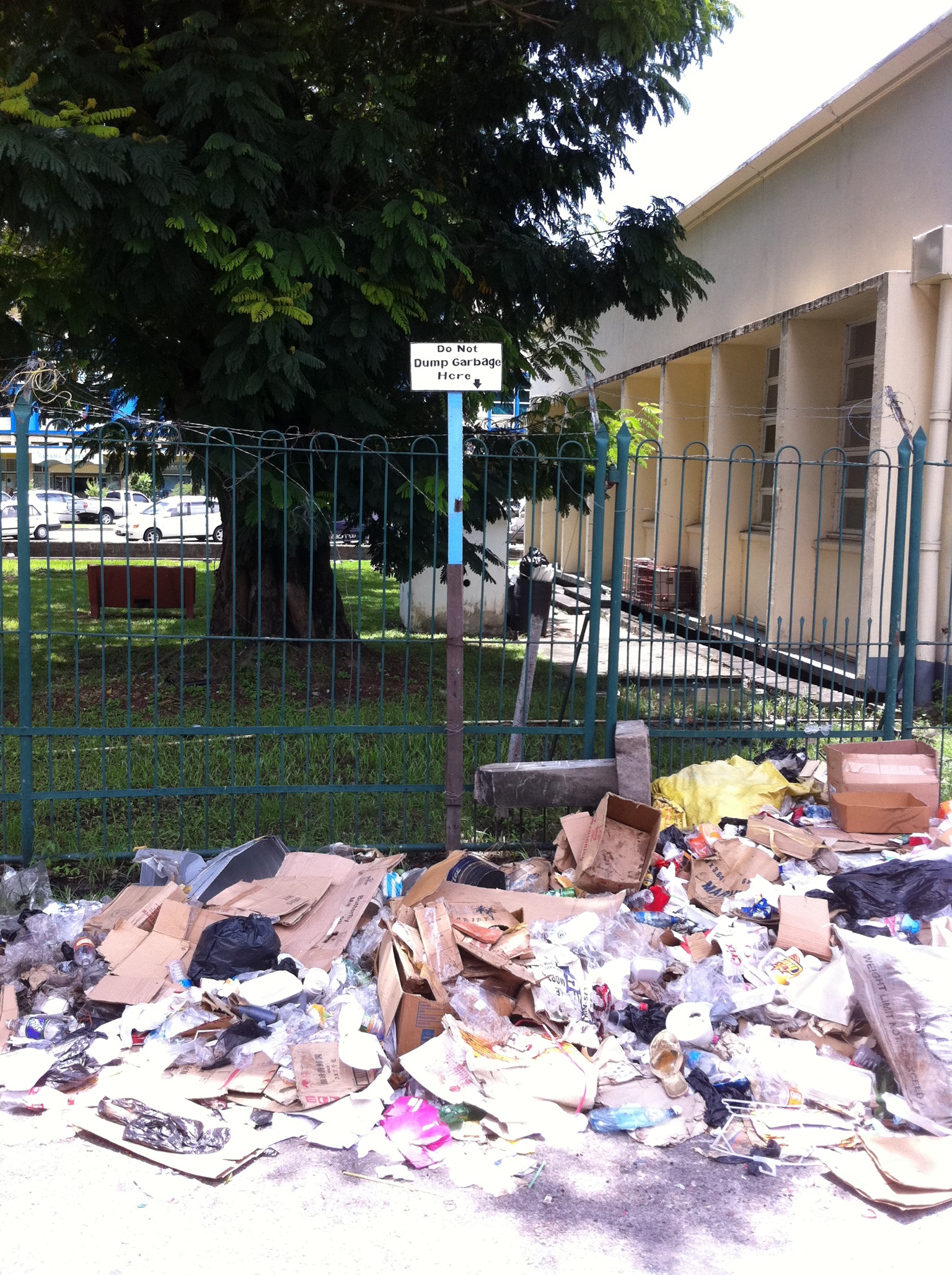 Do not dump garbage here