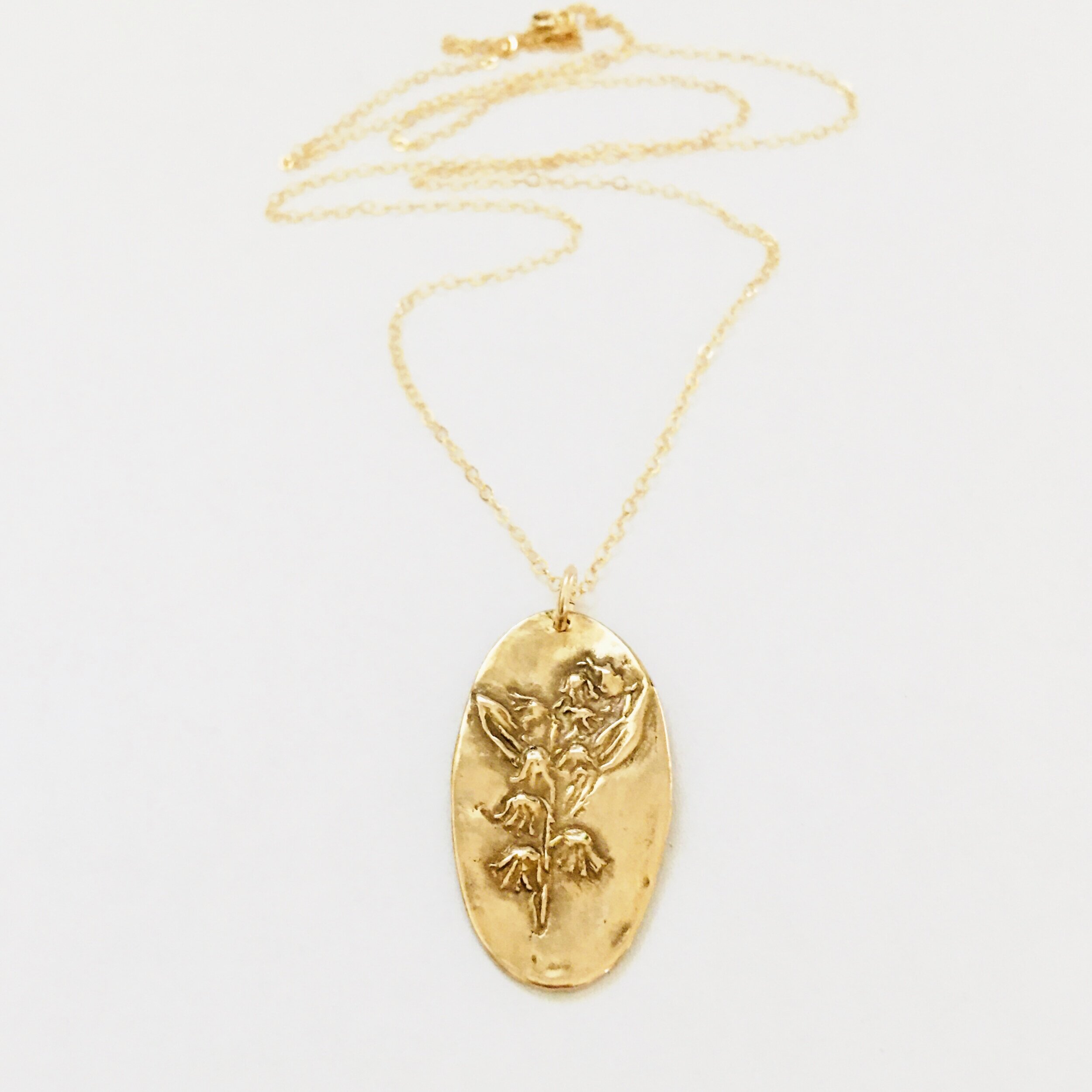 May Birth Flower Charm - The Lily-of-the-Valley