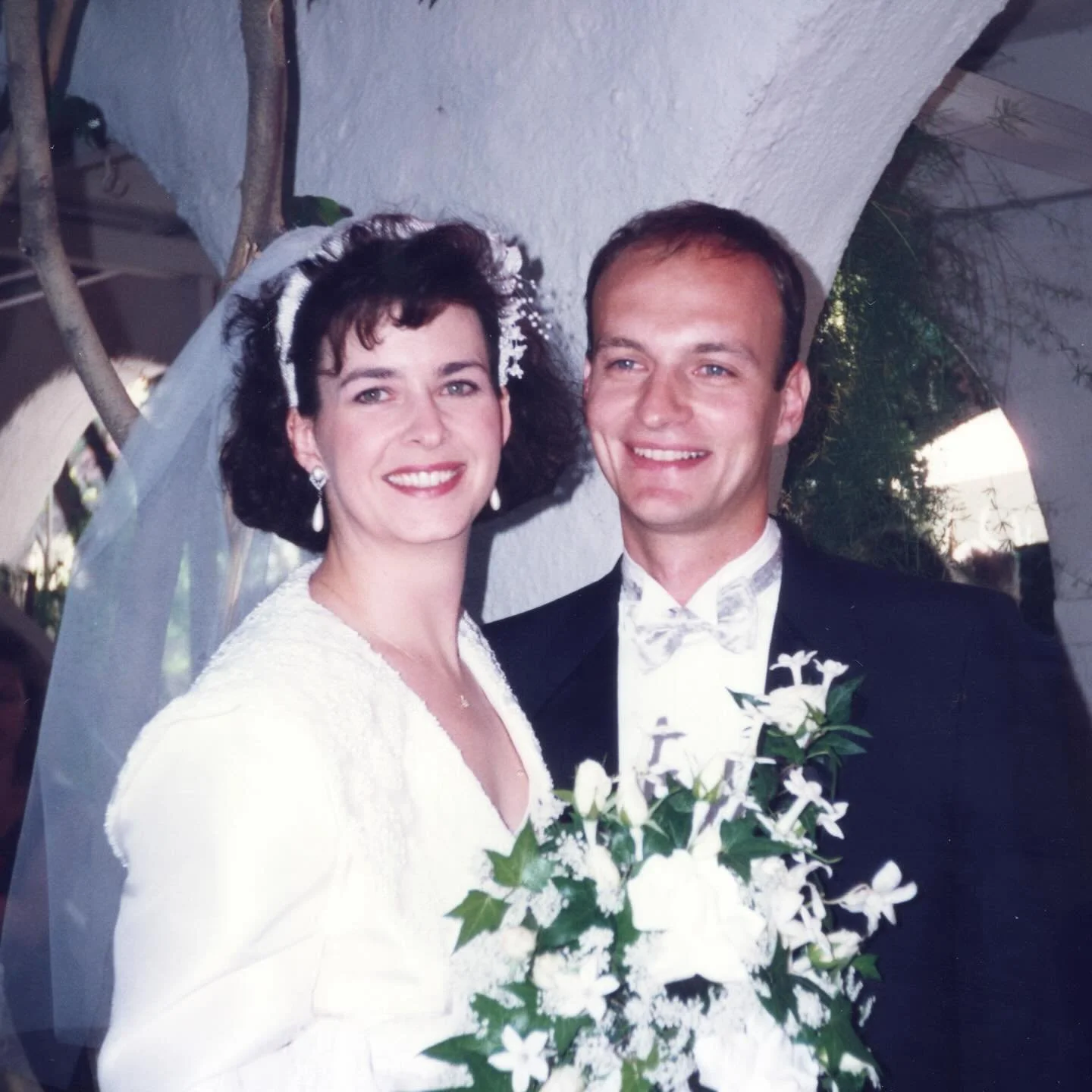 35 years ago, with a small gathering of family and friends, I married my love. There have been ups and downs and I&rsquo;m so grateful we never gave up! 
I love you more each day. Happy Anniversary @kurttv &hearts;️&hearts;️&hearts;️

Ps I&rsquo;m st