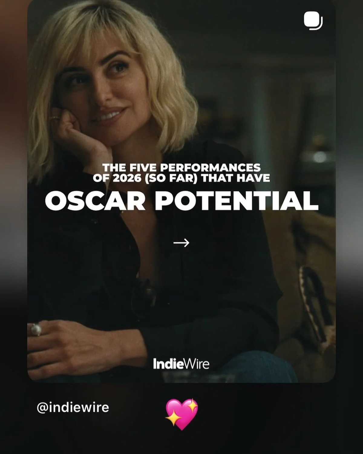 Here you can see Penelope wearing the pearl ring in @theinvitemov. 
 
@indiewire 
#pearlstatementring  #pearls #penelopecruz