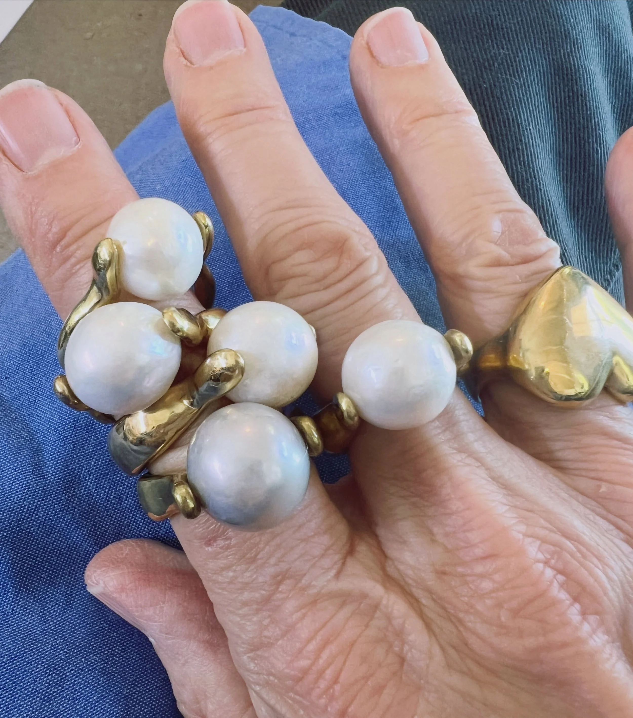 Do I need this many pearl rings in my personal collection? Apparently.😂