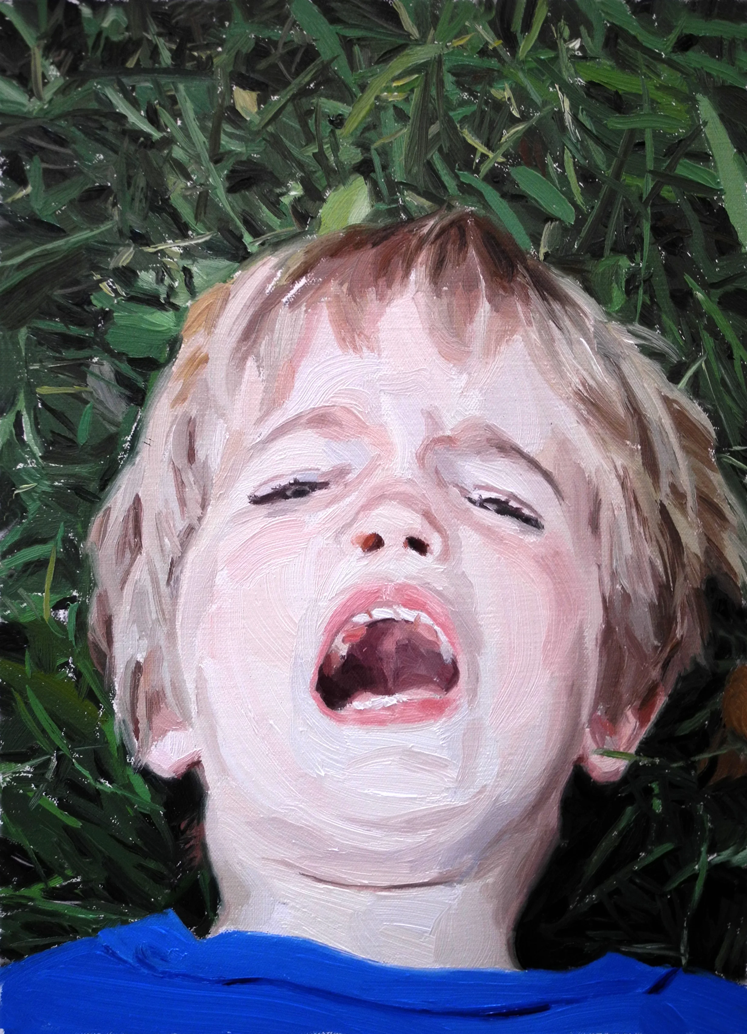 BOY IN GRASS