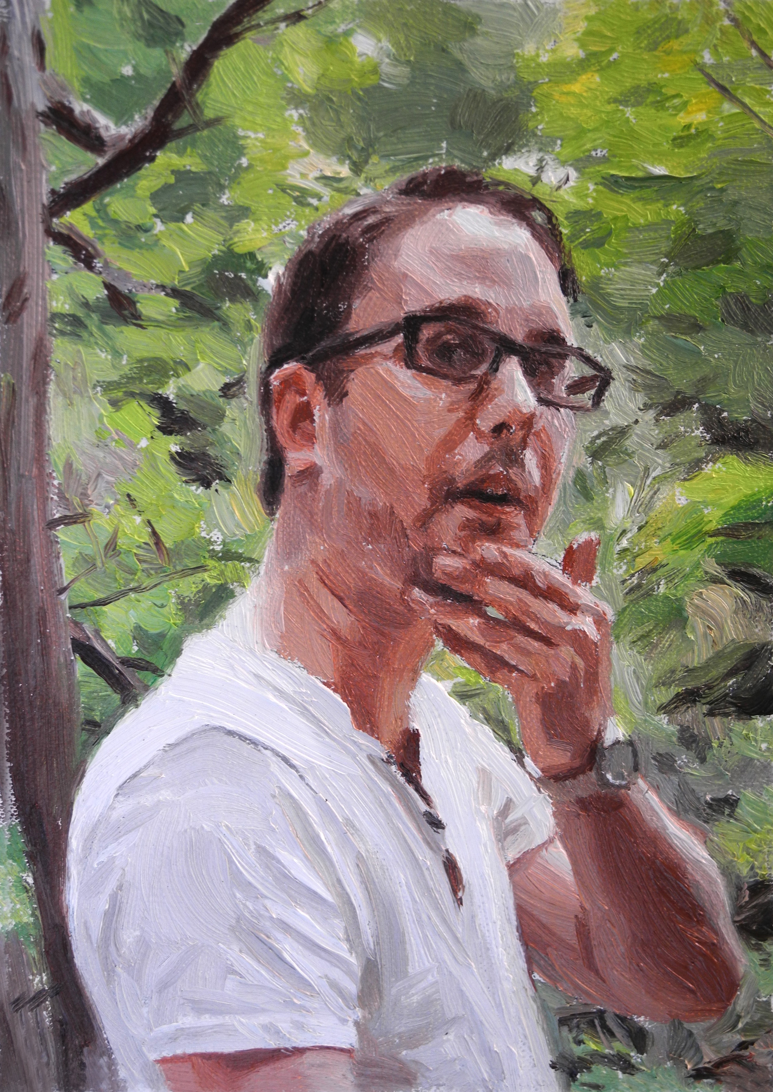 PORTRAIT IN THE WOODS